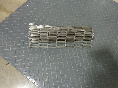 Wirebelt Wiremesh7 Stainless Steel Mesh 24"W, 7 Segment, 5' Long