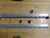MPM SQA356-4 45º Metal Clamped Squeegees Pair 440mm - No Blades - Missing 1 Thumbscrew