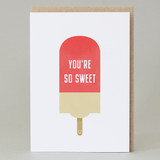 'You're so sweet' Lolly Card