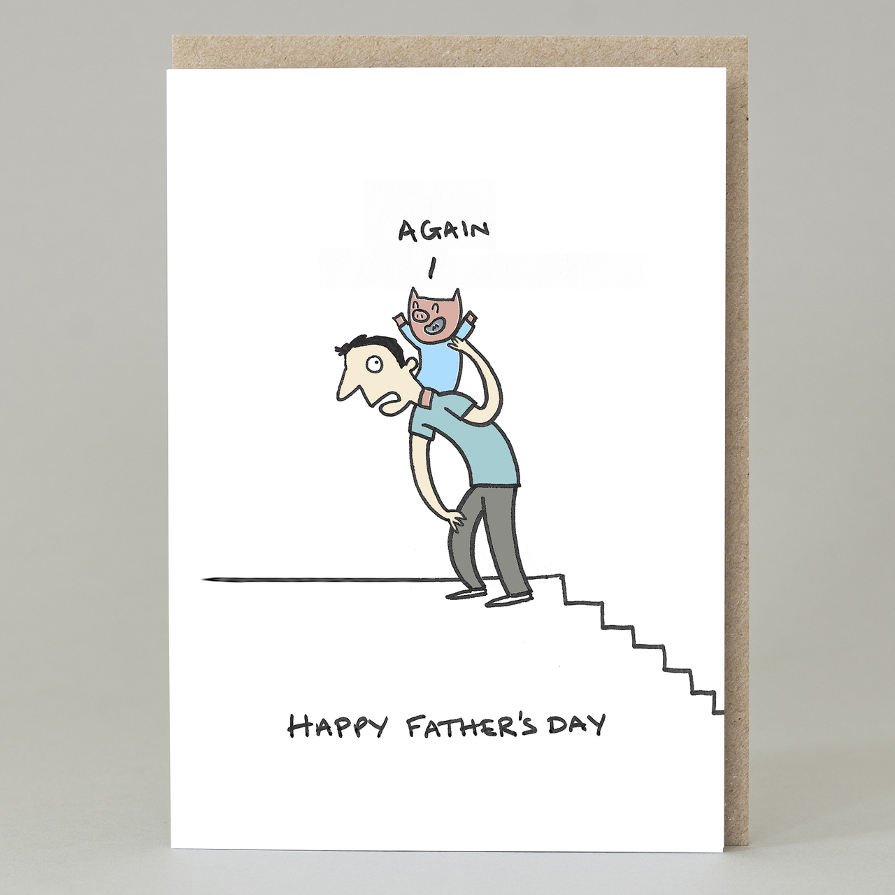 Get Wallpaper Piggyback Happy Father S Day Card Hole In My Pocket For iPhone