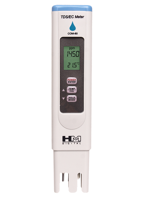 HM Digital COM80 PPM/EC/TDS Hydrotester PA Hydroponics