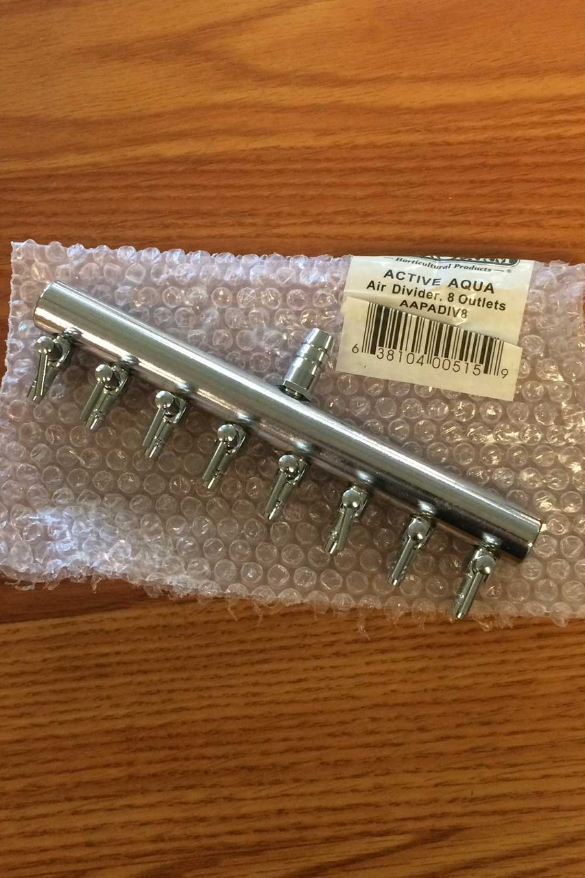 Active Aqua 8-Outlet Metal Air Manifold - PA Hydroponics