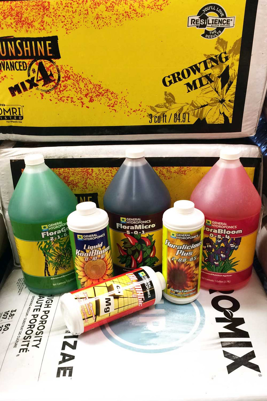 General Hydroponics Flora Series Pro Performance Kit (FREE
