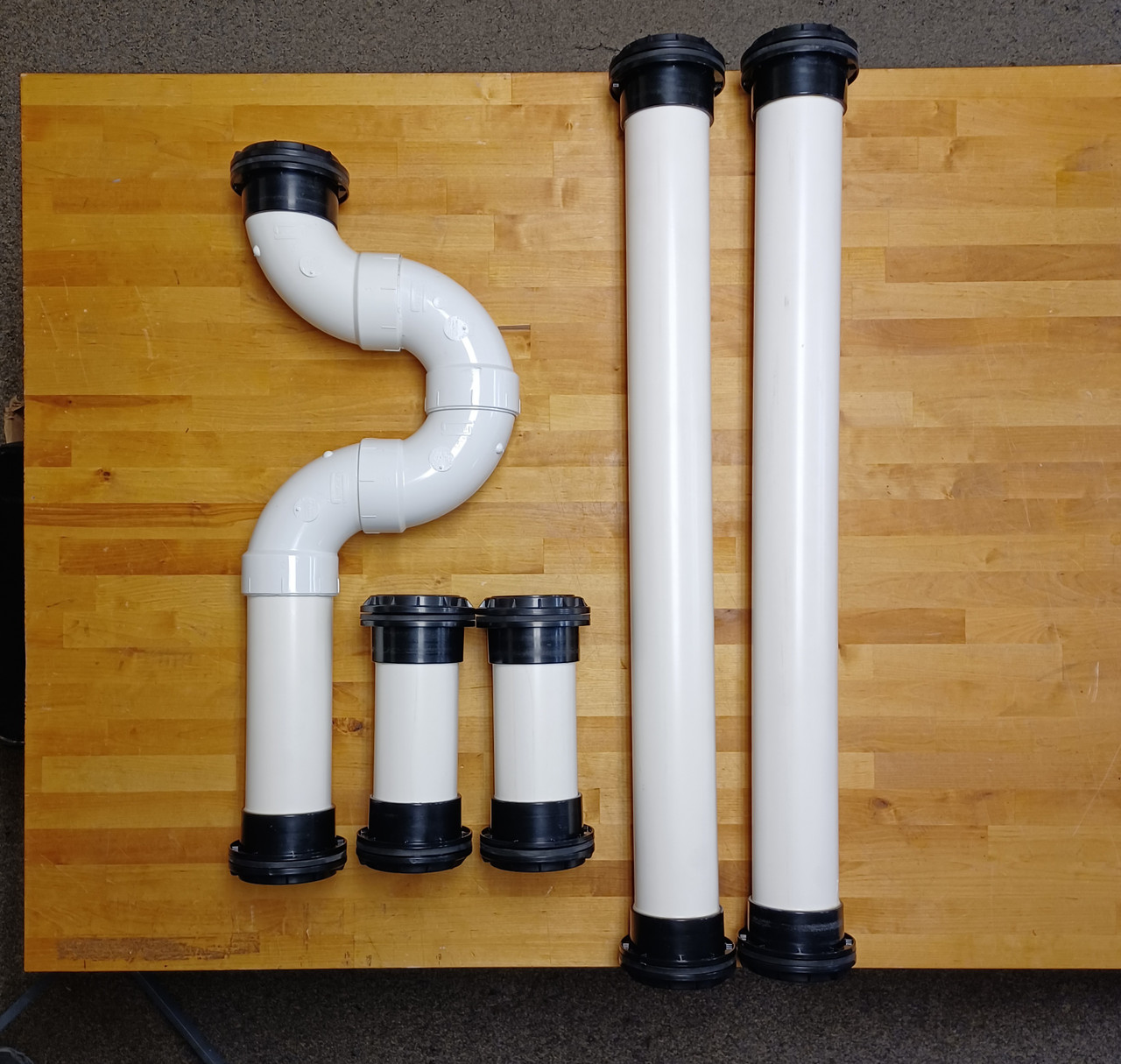 Custom 4 Plant XL Fallponic System custom built for a 4x8 Gorilla