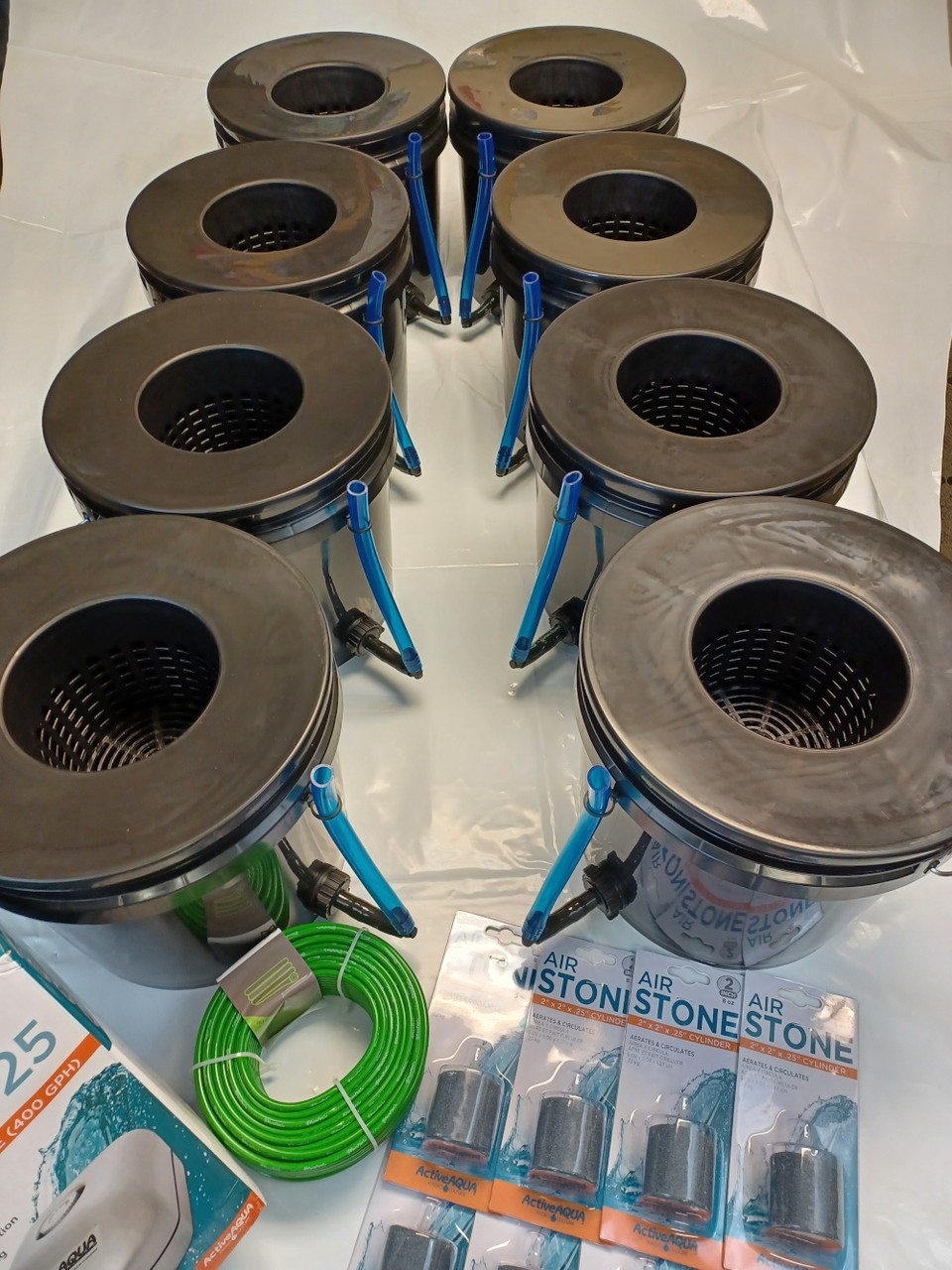 Single 13 Gallon Bucket with Lid - PA Hydroponics