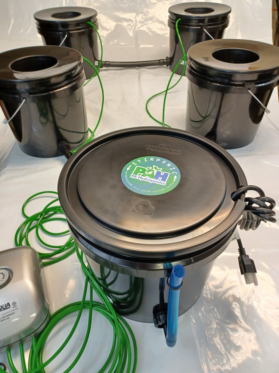 Hydroponic Growing Bucket 3.5 Gallon Food Grade 