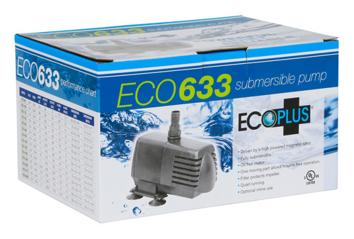 EcoPlus Eco 633 Fixed Flow Submersible/Inline Pump 594 GPH (Free Shipping)