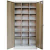 21 Compartment Steel Pigeon Hole Filing Cabinet in Ivory Karoo