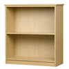 2-Tier Economy Melamine Bookcase Unit Available in Various Veneer Colours.