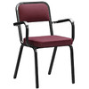 RickStacker® Upholstered Training Chair with Armrests - 41cm Wide Seat