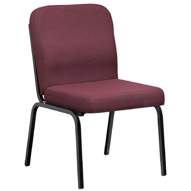 ECONOMY Upholstered Full-Back Side Chair with Regular Legs