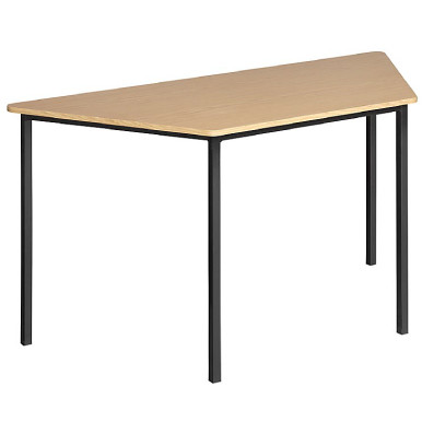 TRAPEZOID Training Tables in Various Size and Melamine Top Options 