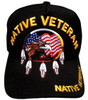Native Veteran Hat Black