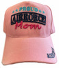 Proud Air Force Mom Hat Pink
