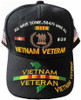 Vietnam Veteran Hat With Flags on Sides