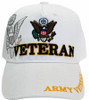 Army Veteran Hat White