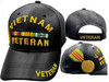 Vietnam Veteran W/ Medal On Side PU Leather Hat