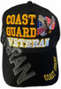 Coast Guard Veteran Hat Black