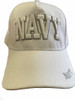 Navy Hat White