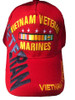 Marine Vietnam Veteran Hat Red