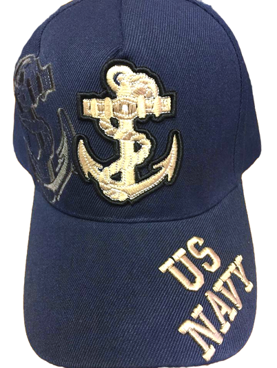 US Navy Blue Hat with Anchor