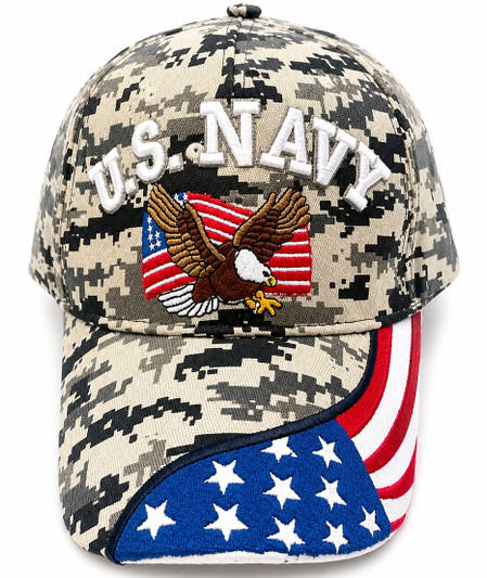 Navy Flag Digital Camo Hat