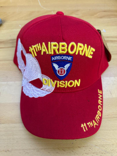 Red 11th Airborne Division Hat