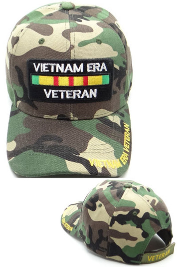 Vietnam Era Patch Veteran Logo Military Cap Camo