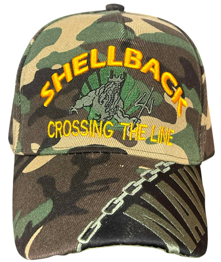 Navy Shellback Camo Hat