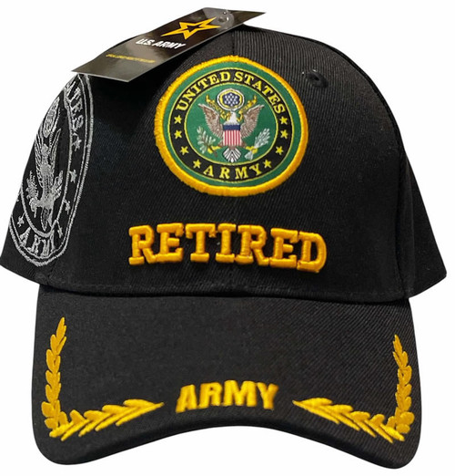 U.S Army Retired Hat with Wheat