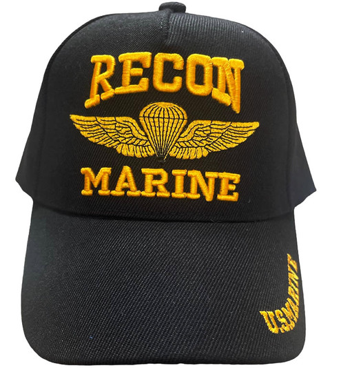 Marine Recon Hat Black