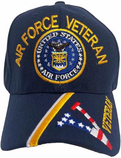 U.S Air Force Veteran Blue Flag Hat