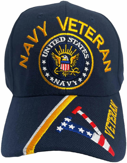 U.S Navy Veteran Blue Flag Hat