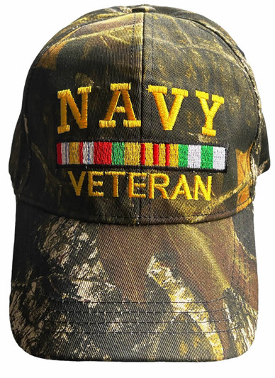 Navy Veteran Camo Hat