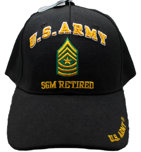 U.S Army Sergeant Major SGM Retired Hat