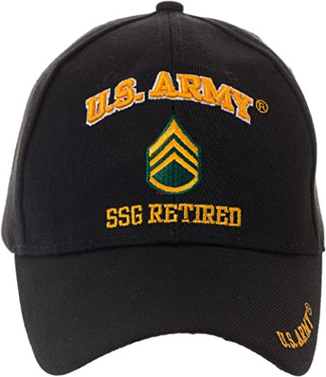 U.S Army Staff Sergeant SSG Retired Hat