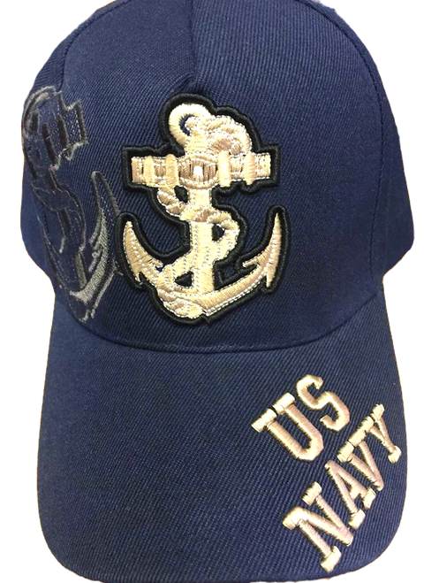 US Navy Blue Hat with Anchor
