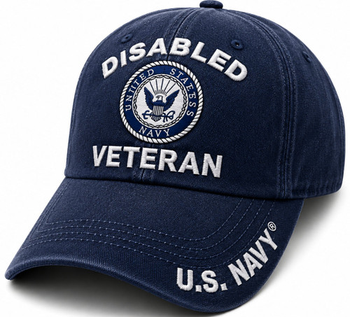 Disabled Navy Veteran Hat Subdued