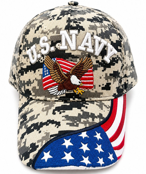 Navy Flag Digital Camo Hat