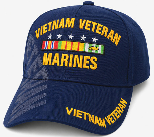 Vietnam Veteran Marines Blue Hat