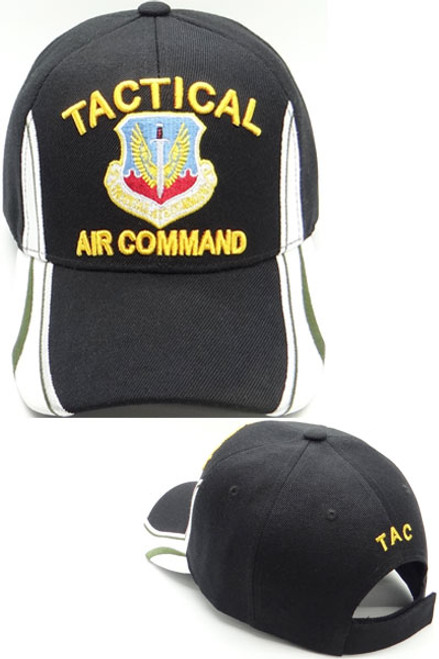 TAC - Tactical Air Command Hat - Black/White