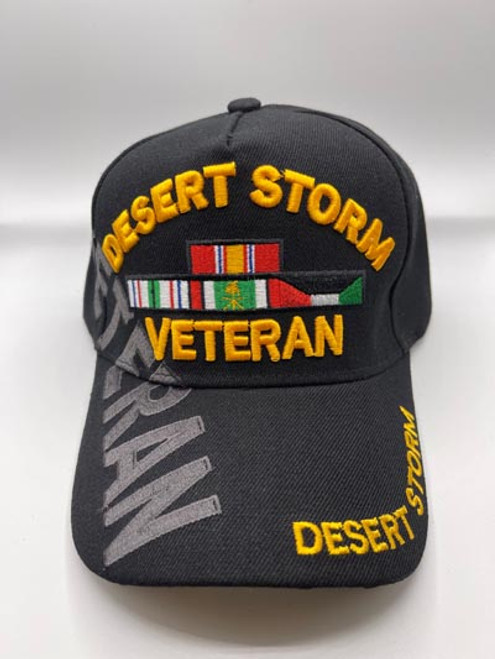 Desert Storm Veteran Ribbon Shadow Hat