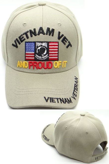 Vietnam POW MIA Hat Brown