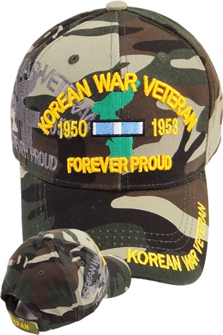 Korea Veteran Map Shadow Military Cap