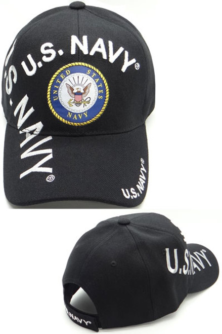 Navy Emblem Logo Shadow Military Cap