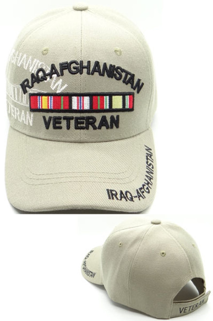 Iraq Afghanistan Veteran Logo Shadow Military Cap