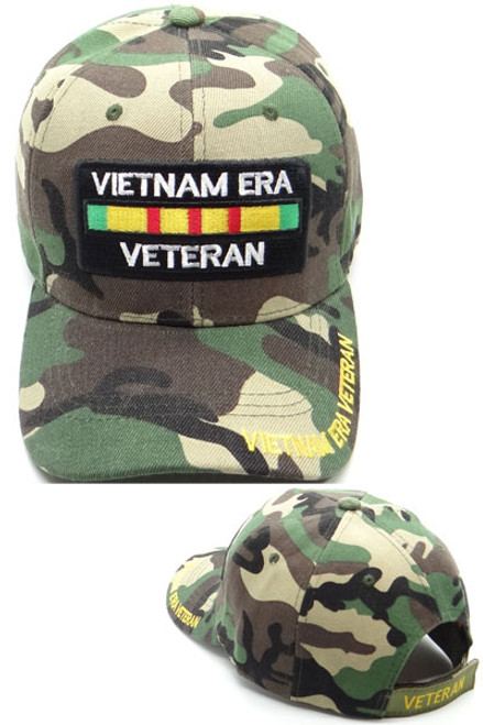 Vietnam Era Patch Veteran Logo Military Cap Camo