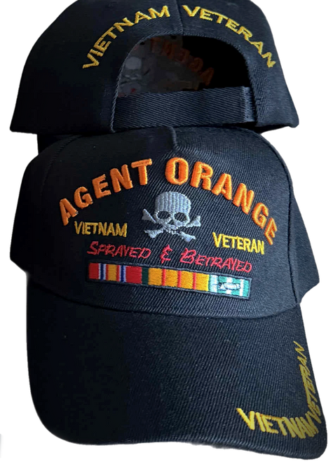 Agent Orange Vietnam Veteran Hat Sprayed & Betrayed
