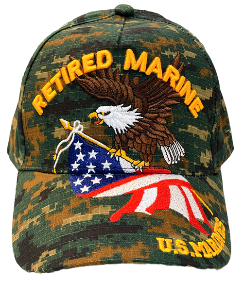 Retired Marine Camo Hat