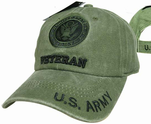 U.S Army Veteran Subdue OD Green Hat